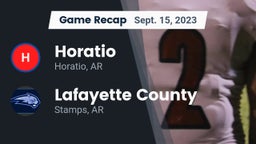 Recap: Horatio  vs. Lafayette County  2023