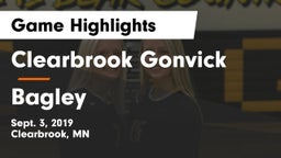 Clearbrook Gonvick  vs Bagley  Game Highlights - Sept. 3, 2019