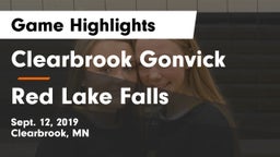 Clearbrook Gonvick  vs Red Lake Falls  Game Highlights - Sept. 12, 2019