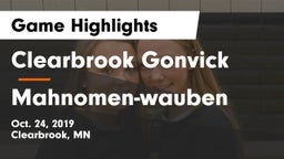Clearbrook Gonvick  vs Mahnomen-wauben Game Highlights - Oct. 24, 2019