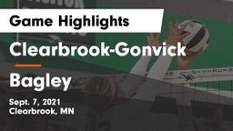 Clearbrook-Gonvick  vs Bagley  Game Highlights - Sept. 7, 2021