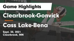 Clearbrook-Gonvick  vs Cass Lake-Bena  Game Highlights - Sept. 30, 2021