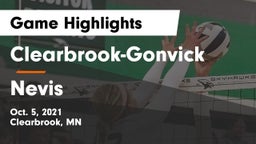 Clearbrook-Gonvick  vs Nevis  Game Highlights - Oct. 5, 2021