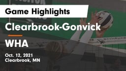 Clearbrook-Gonvick  vs WHA Game Highlights - Oct. 12, 2021