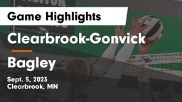Clearbrook-Gonvick  vs Bagley  Game Highlights - Sept. 5, 2023
