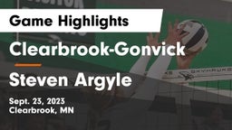Clearbrook-Gonvick  vs Steven Argyle Game Highlights - Sept. 23, 2023