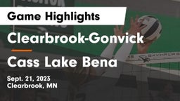 Clearbrook-Gonvick  vs Cass Lake Bena Game Highlights - Sept. 21, 2023