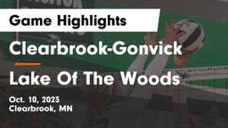 Clearbrook-Gonvick  vs Lake Of The Woods Game Highlights - Oct. 10, 2023
