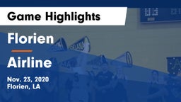 Florien  vs Airline  Game Highlights - Nov. 23, 2020