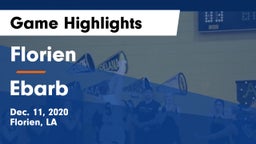 Florien  vs Ebarb Game Highlights - Dec. 11, 2020