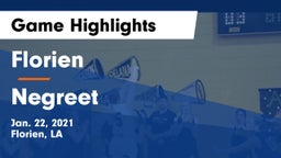 Florien  vs Negreet Game Highlights - Jan. 22, 2021