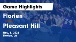 Florien  vs Pleasant Hill  Game Highlights - Nov. 3, 2022