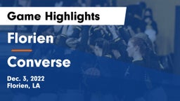 Florien  vs Converse Game Highlights - Dec. 3, 2022