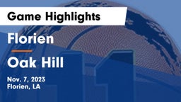 Florien  vs Oak Hill  Game Highlights - Nov. 7, 2023