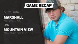 Recap: Marshall  vs. Mountain View  2016