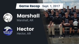 Recap: Marshall  vs. Hector  2017