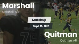 Matchup: Marshall vs. Quitman  2017