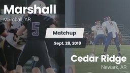 Matchup: Marshall vs. Cedar Ridge  2018