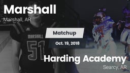 Matchup: Marshall vs. Harding Academy  2018