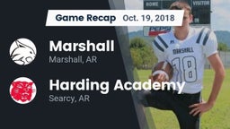 Recap: Marshall  vs. Harding Academy  2018