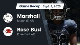 Recap: Marshall  vs. Rose Bud  2020