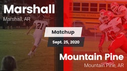 Matchup: Marshall vs. Mountain Pine  2020