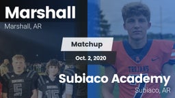 Matchup: Marshall vs. Subiaco Academy 2020