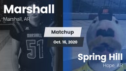 Matchup: Marshall vs. Spring Hill  2020