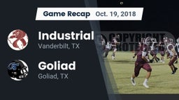 Recap: Industrial  vs. Goliad  2018