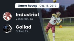Recap: Industrial  vs. Goliad  2019
