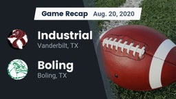 Recap: Industrial  vs. Boling  2020