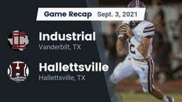 Recap: Industrial  vs. Hallettsville  2021