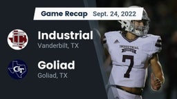 Recap: Industrial  vs. Goliad  2022