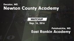 Matchup: Newton County Academ vs. East Rankin Academy  2016