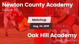 Matchup: Newton County Academ vs. Oak Hill Academy  2018
