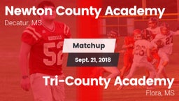 Matchup: Newton County Academ vs. Tri-County Academy  2018