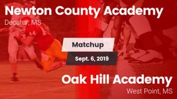 Matchup: Newton County Academ vs. Oak Hill Academy  2019