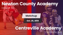 Matchup: Newton County Academ vs. Centreville Academy  2019