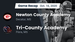 Recap: Newton County Academy  vs. Tri-County Academy  2020