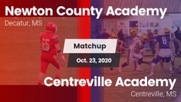 Matchup: Newton County Academ vs. Centreville Academy  2020