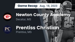 Recap: Newton County Academy  vs. Prentiss Christian  2023