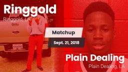 Matchup: Ringgold vs. Plain Dealing  2018
