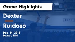 Dexter  vs Ruidoso  Game Highlights - Dec. 14, 2018