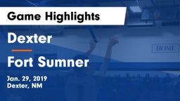 Dexter  vs Fort Sumner  Game Highlights - Jan. 29, 2019