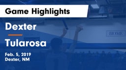 Dexter  vs Tularosa Game Highlights - Feb. 5, 2019