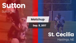 Matchup: Sutton vs. St. Cecilia  2017