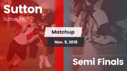 Matchup: Sutton vs. Semi Finals 2018