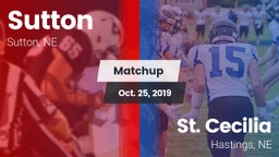 Matchup: Sutton vs. St. Cecilia  2019