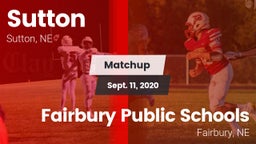 Matchup: Sutton vs. Fairbury Public Schools 2020