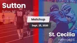 Matchup: Sutton vs. St. Cecilia  2020